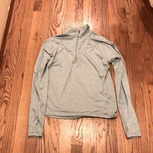 Nike Dri Fit Blue/teal Half Zip Running Shirt